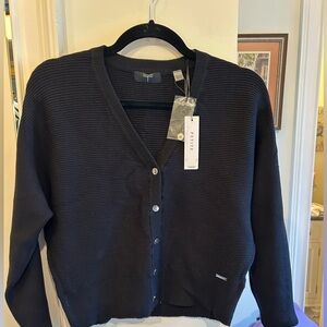 Black Button-Up Cardi.